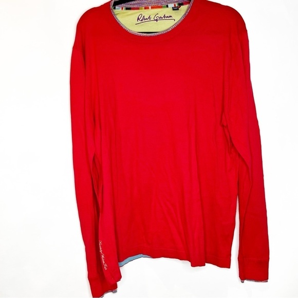 Robert GrahamLightweight Red Sweater